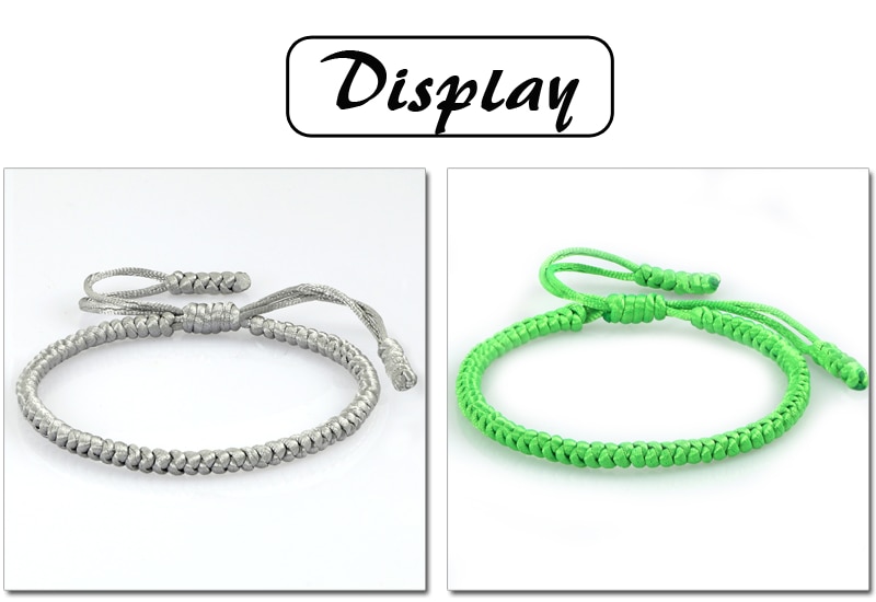Multicolor Rope Lucky knots Bracelets Women Men Charm Woven Handmade Bangles Braided Adjustable Size Buddhism Jewelry Pulseras - Image 5