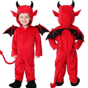 Halloween Costumes for Kids Boys Girl Red Devil Cosplay Vampire Jumpsuit Party Performance Children s Day jpg x