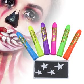 Halloween UV Face Paint Stick Body Paint Crayon Makeup Kit Colours