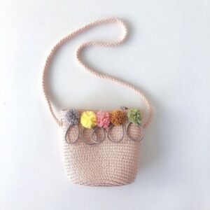 Handmade Floral Rattan Kids Crossbody Mini Shoulder Bag Summer Straw Beach Bag Girls Casual Messenger Bags .jpg x