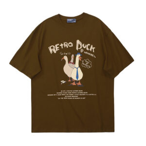 Harajuku T shirt Men Cartoon Duck Goose Print Tshirt Japanese Animal Casual Baggy Tops Vintage Tees 1.jpg 640x640 1
