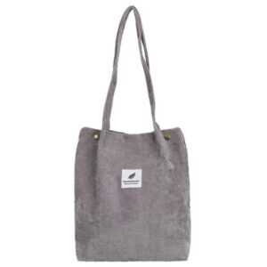 High Capacity Women Corduroy Tote Ladies Casual Shoulder Bag Foldable Reusable Shopping Beach Bag 3.jpg 640x640 3