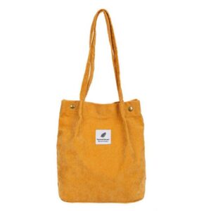 High Capacity Women Corduroy Tote Ladies Casual Shoulder Bag Foldable Reusable Shopping Beach Bag 5.jpg 640x640 5
