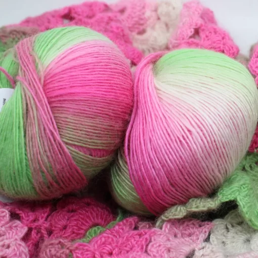 High Quality 100 Wool Colored Yarn Hand Knitting Yarn Crochet Yarn Crocheting For Scarf Shawl Sweater 2