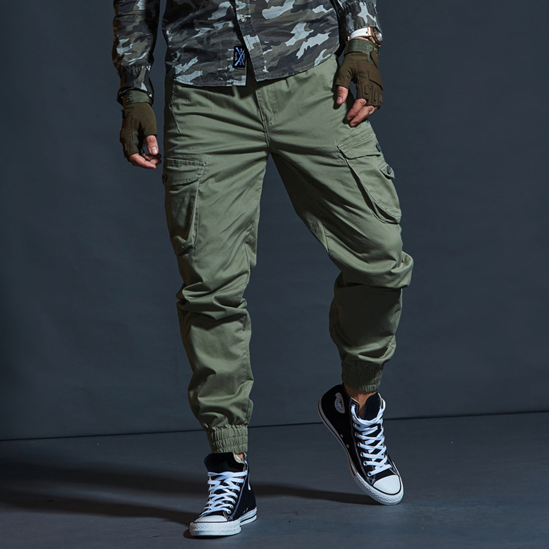 High Quality Khaki Casual Pants Men Military Tactical Joggers ...