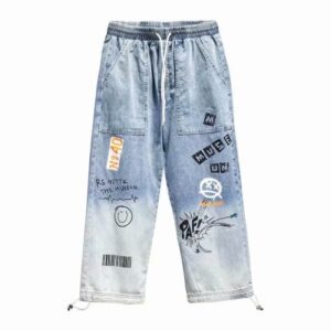 High quality Fashion Men s Cargo pants Hip Hop Trend Streetwear Jogging Pants Men Casual Elastic 5