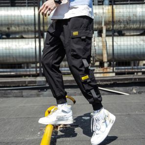 Hip Hop Black Pencil Pants Men Cargo Pants Streetwear Men Pockets Harem Joggers 2022 Spring Fashion 10.jpg 640x640 10