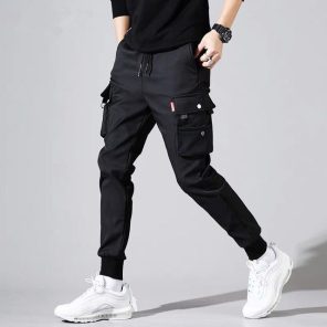 Hip Hop Black Pencil Pants Men Cargo Pants Streetwear Men Pockets Harem Joggers 2022 Spring Fashion 11.jpg 640x640 11