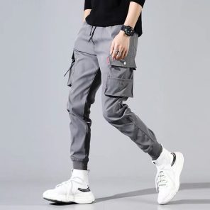 Hip Hop Black Pencil Pants Men Cargo Pants Streetwear Men Pockets Harem Joggers 2022 Spring Fashion 13.jpg 640x640 13