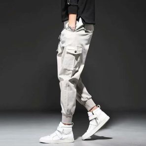 Hip Hop Black Pencil Pants Men Cargo Pants Streetwear Men Pockets Harem Joggers 2022 Spring Fashion 22.jpg 640x640 22