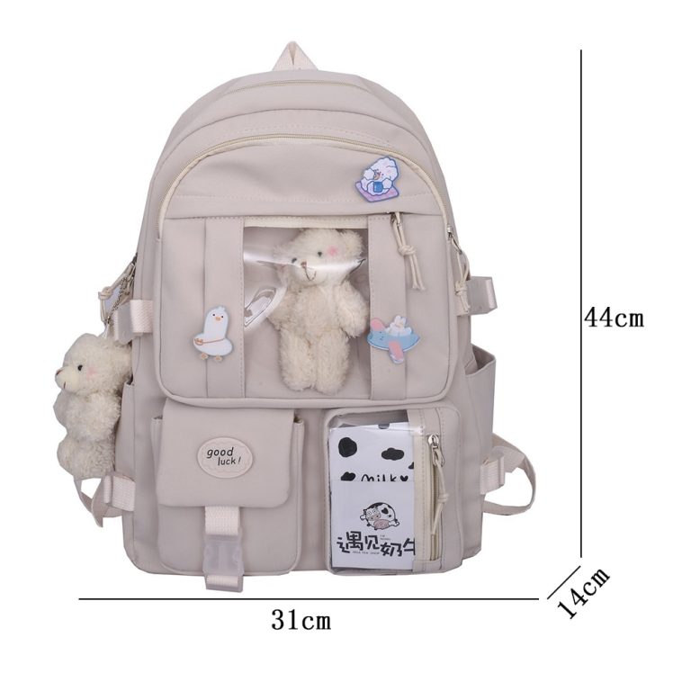 Japanese High School Girls Backpack School Bags For Teenage Girls Multi Pockets New Kawaii Backpack Women 5