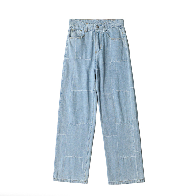 Jeans Longgar Biru Hitam Jeans Pria Modis Retro Kasual Jeans Kaki Lebar Pria Celana Denim Lurus 1.jpg 640x640 1