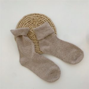Jeseca Cashmere Thick Warm Women s Socks Korean Fashion Solid Autumn Winter Long Socks for Woman 13.jpg 640x640 13
