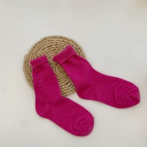 Jeseca Cashmere Thick Warm Women s Socks Korean Fashion Solid Autumn Winter Long Socks for Woman 17.jpg 640x640 17