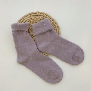 Jeseca Cashmere Thick Warm Women s Socks Korean Fashion Solid Autumn Winter Long Socks for Woman 20.jpg 640x640 20