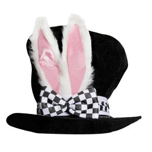 Kids Men s Adult Black Velvet Bunny Ear Top Hat Fashionable Premium Quality Decorations Costume Holiday