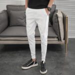 Korean Summer Pants Men Fashion Design 2022 Slim