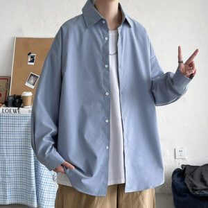 LAPPSTER Men Korean Fashion White Long Sleeve Shirts 2022 Mens Harajuku Black Oversized Shirt Male Button 1.jpg 640x640 1