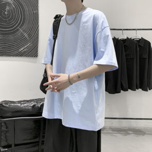 LAPPSTER Men Oversized Graphic Solid T Shirts Colorfuls 100 Cotton 2022 Mens White Classical Tee Male 6.jpg 640x640 6