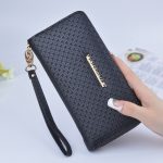 Ladies Zipper Purse Large Capacity Practical Hand Wallet