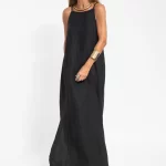 Lady Strappy Dress Long Dress Elegant Shoulderle Maxi