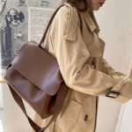 Large Capacity Women s Shoulder Bag Vintage Commuting