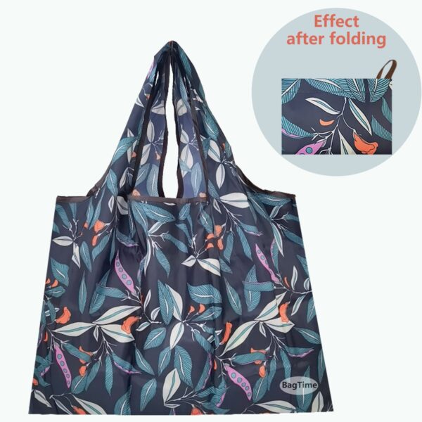 Large Size Reusable Foldable Shopping Bag High Quality Tote Bag Eco Bag T shirt Bag Waterproof 1
