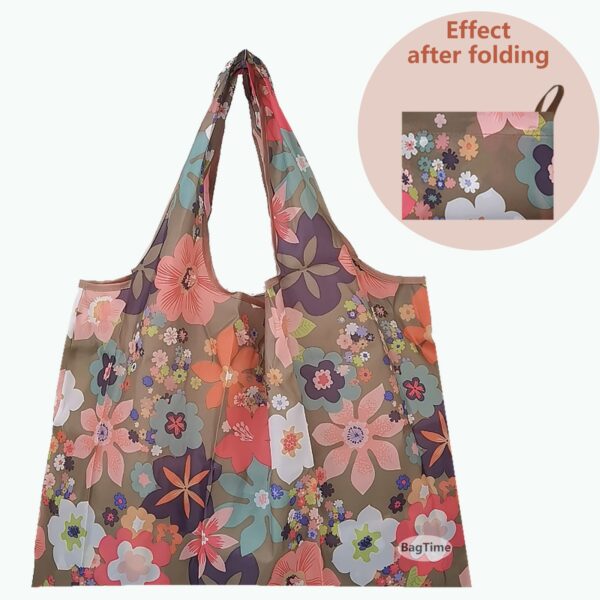 Large Size Reusable Foldable Shopping Bag High Quality Tote Bag Eco Bag T shirt Bag Waterproof 4