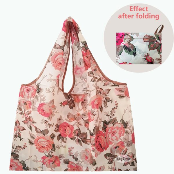 Large Size Reusable Foldable Shopping Bag High Quality Tote Bag Eco Bag T shirt Bag Waterproof 6