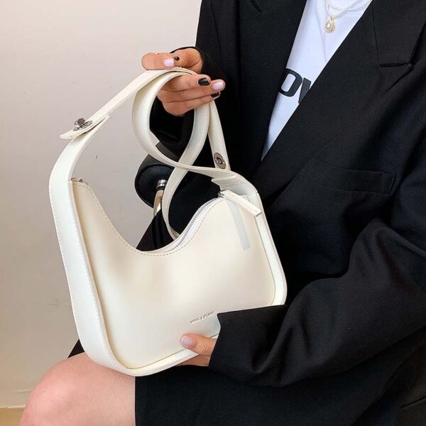 Luxury Crossbody Bags For Women 2021 Leather Lemon Color Shoulder Bag Women Casual Satchels Wide Straps 1