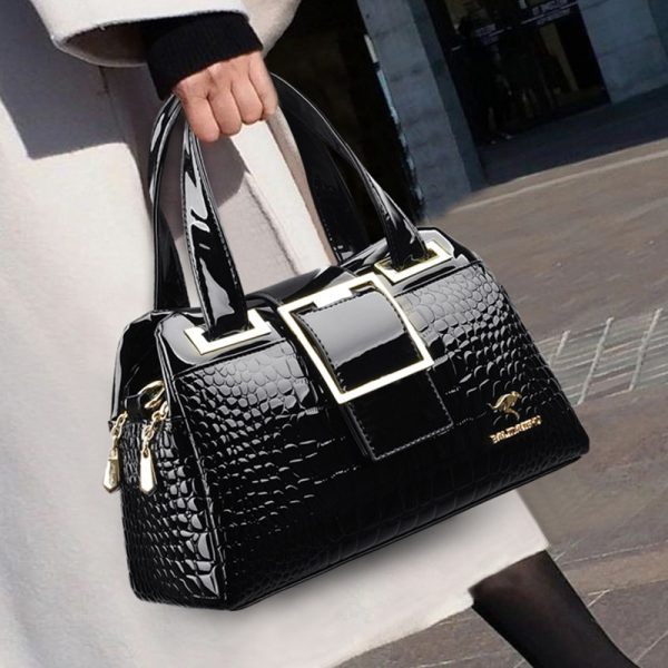 Luxury Designer Handbag Brand Crossbody Bags for Women 2023 New Crocodile Pattern Leather Shoulder Bags Casual