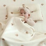 MILANCEL Ins Hot Newborn Baby Blanket Korean Bear