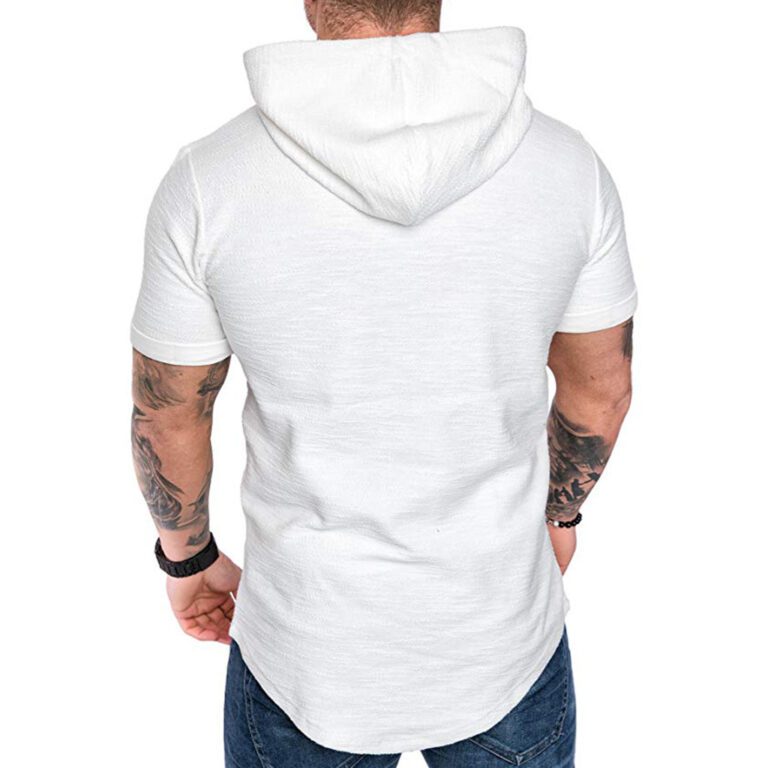 MRMT 2022 Brand New Mens Hoodies Sweatshirts Short Sleeve Men Hoodies Sweatshirt Casual Solid Color Man 4