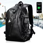 Men Backpack External Usb Charge Waterproof Backpack Fashion