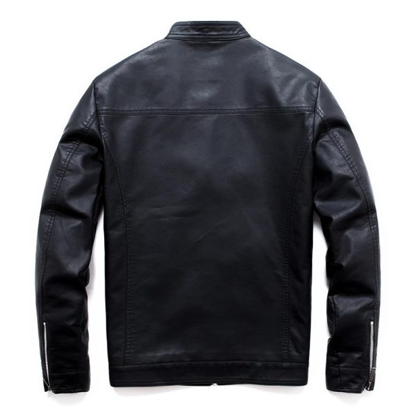 Men Faux Leather Jacket Motorcycle 8Xl Men s Jackets Black Jaqueta De Couro Masculina Outwear Male 1