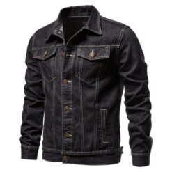 Men Light Blue Denim Jackets Slim Casual Denim Coats New Male High Quality Cotton Thicker Winter 6.jpg 640x640 6