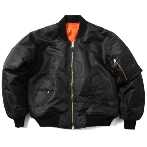 Men MA1 Jacket Winter Outdoor Thick Quality Nylon American Military Uniform Aviator Unisex Coat Male Bomber