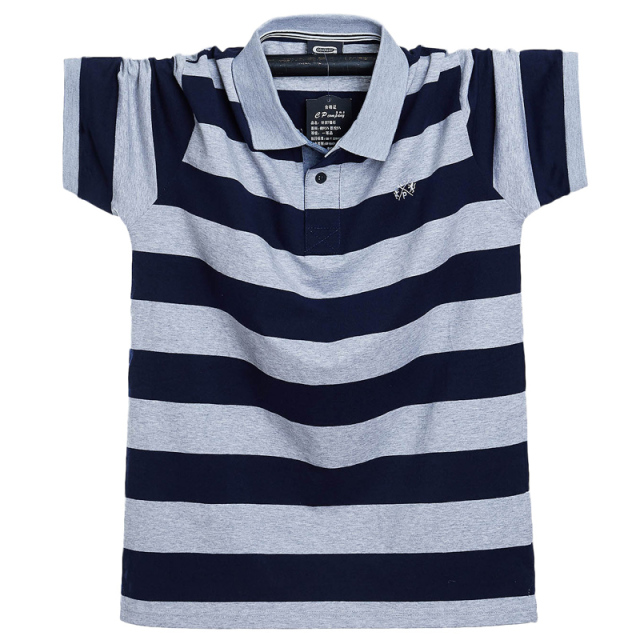 Men Polo Shirt Summer Men Casual Breathable Plus Size Striped Short Sleeve Polo Shirt Cotton Business 1.jpg 640x640 1