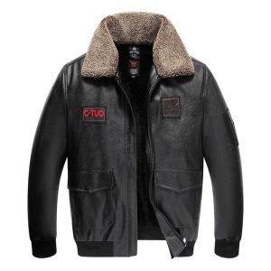 Men Winter Coats Pu Leather Jackets Bomber Coat Male Fleece Fashion Men s Clothing Motorcycle Jacket