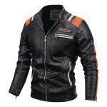 Mens Vintage Motorcycle Jacket 2021 Men Fashion New