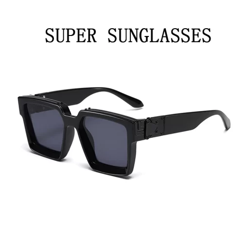 Millionaire Sunglasses For Men Vintage Square Fashion Glasses Luxury Retro Sunglasses Women Trending Punk Gafas De 2