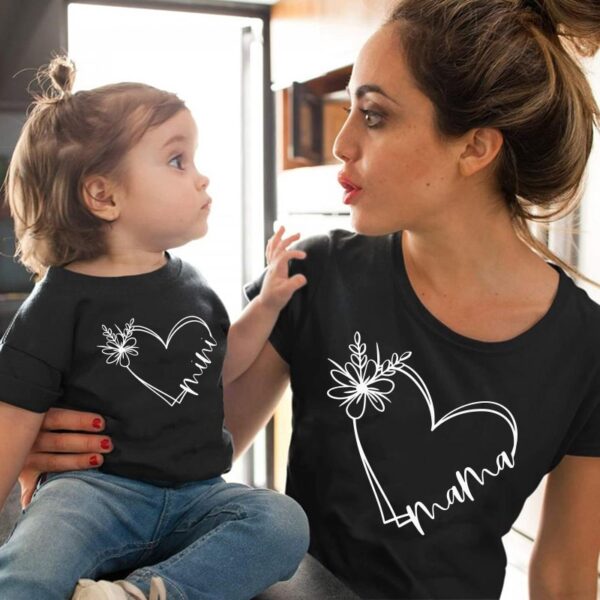 Mother Kids Fashion Baby Girl Clothes Summer For Mother And Daughter Mother Kids T Shirt Mom