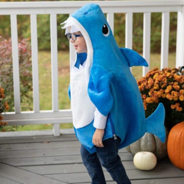 New Arrival Unisex Toddler Family Shark Kids Halloween Colors Cosplay Costumes