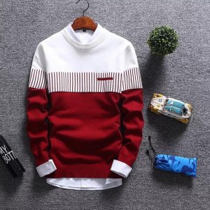 New Autunm Pullovers Men Fashion Strip Causal Knitted Sweaters Pullovers Mens Slim Fit O Neck Knitwear 1.jpg 640x640 1