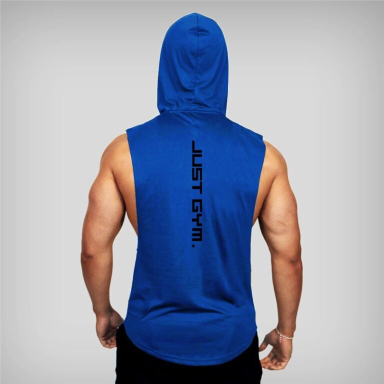 New Fashion Cotton Sleeveless Shirts Gym Hoodies Tank Top Men Fitness Shirt Bodybuilding Singlet Workout Vest 3