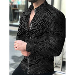 New Fashion Men Shirts Turn down Collar Buttoned Shirt Casual Designer Vintage Print Long Sleeve Tops 3.jpg 640x640 3