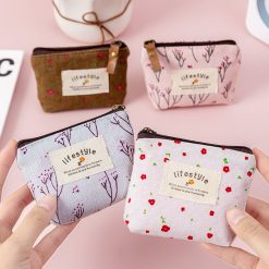 New Fashion Womens Lady Kid Coin Wallet Lady Small Mini Coin Pouch Zipper Money Key Earphone