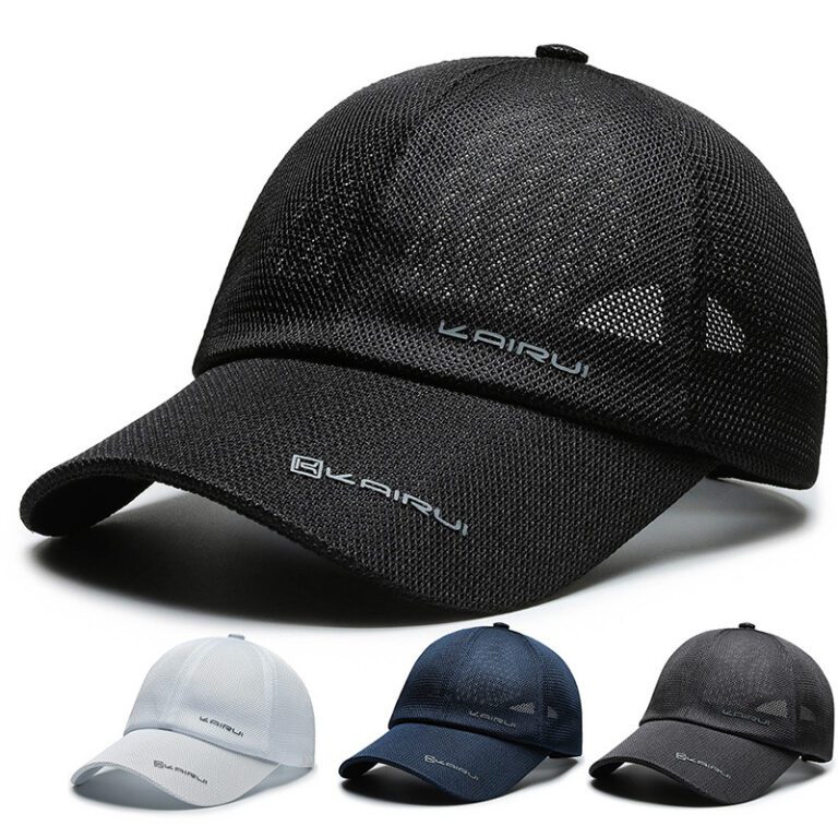 New Fashion baseball Cap Men Spring Summer shade sun protection Hats Outdoor sports breathable Fashion Mesh 5
