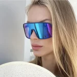 New Large Frame Joined Body Sunglasses Outdoor Cycling