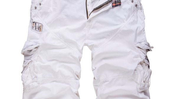 New Loose Large Size Cargo Shorts Cotton Men s Tactical Casual Shorts Solid Color Patchwork Military